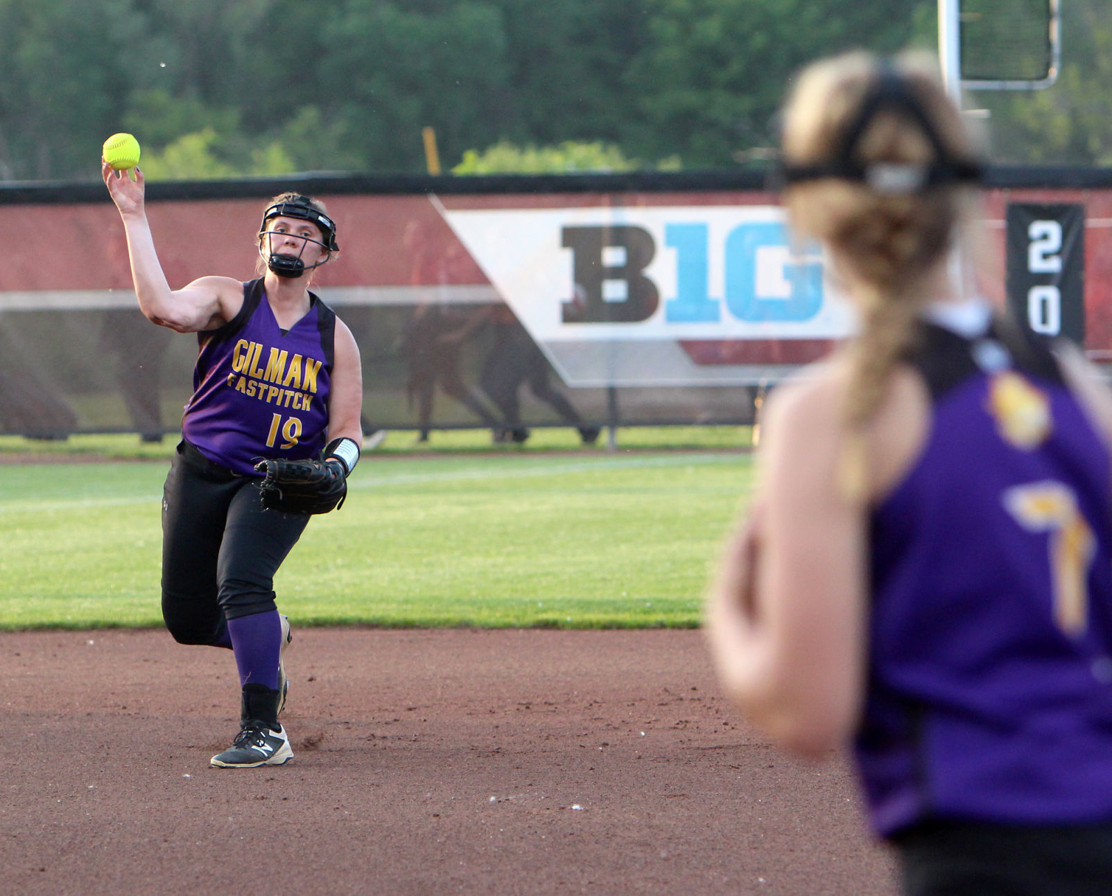Gilman vs Blair-Taylor softball at Division 5 state semifinals 6-6-19